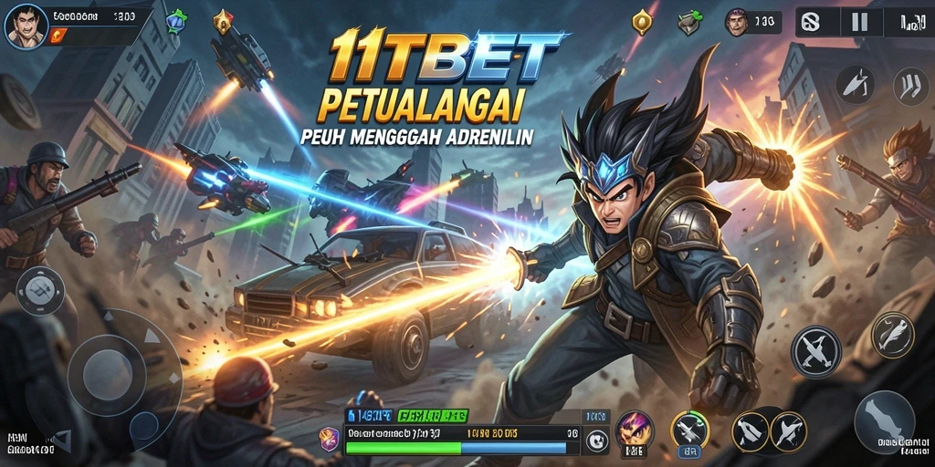 Tampilan menarik dari gameplay seru 11TBET saat karakter bertarung.