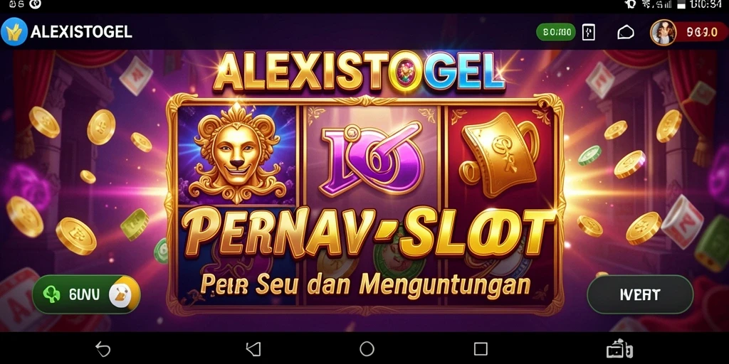 Tangkapan layar ALEXISTOGEL menunjukkan gameplay Slot yang seru dan interaktif.