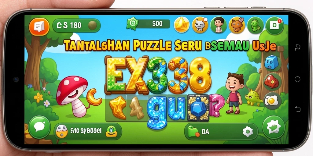 Screenshot utama EZ338 menampilkan gameplay Puzzle yang menantang dan seru.