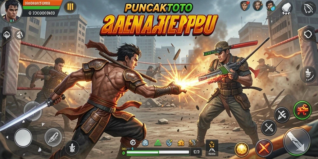 Gameplay seru dengan pertarungan dinamis dalam PUNCAKTOTO.