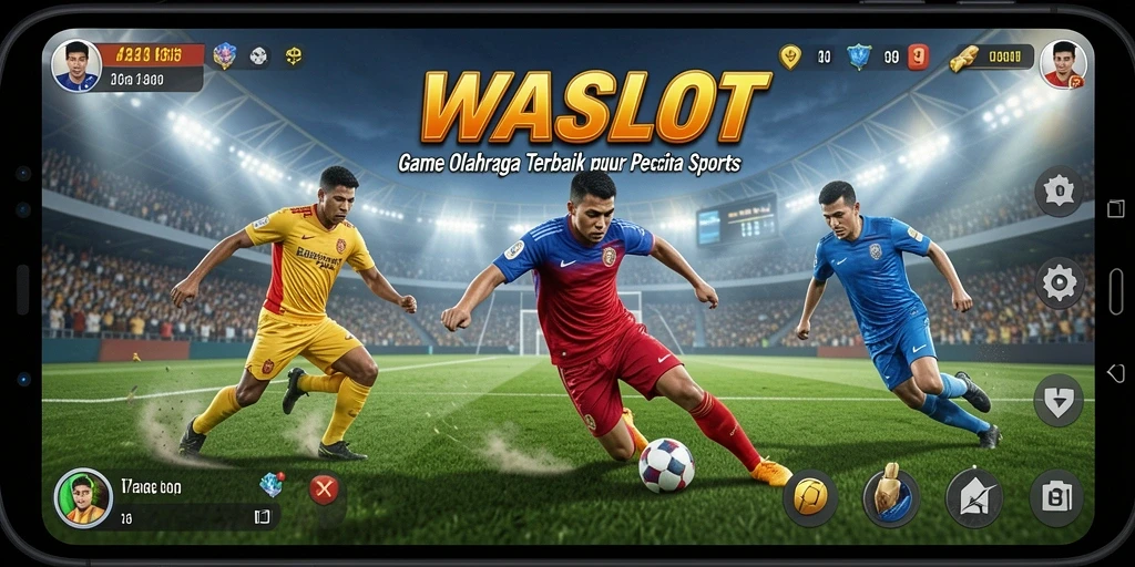 Tampilan gameplay seru dalam aplikasi WASLOT dengan berbagai olahraga.